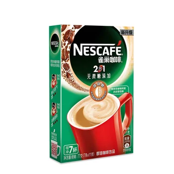 

Free shipping 7 pieces/box Nestle Coffee 1+2 Microgrinding Sucrose-free Instant Coffee