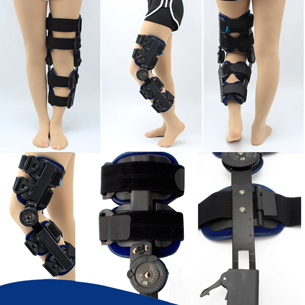 

New 2pcs Adjustable Sport Knee Pads Brace Support Bone Care Knee Brace Pain Hinged Brace Knee Support Joint Injury Splint Pads