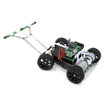 

Steering gear steering car chassis kit remote control linear CCD electromagnetic patrol line STM32 K60 K66 Arduino
