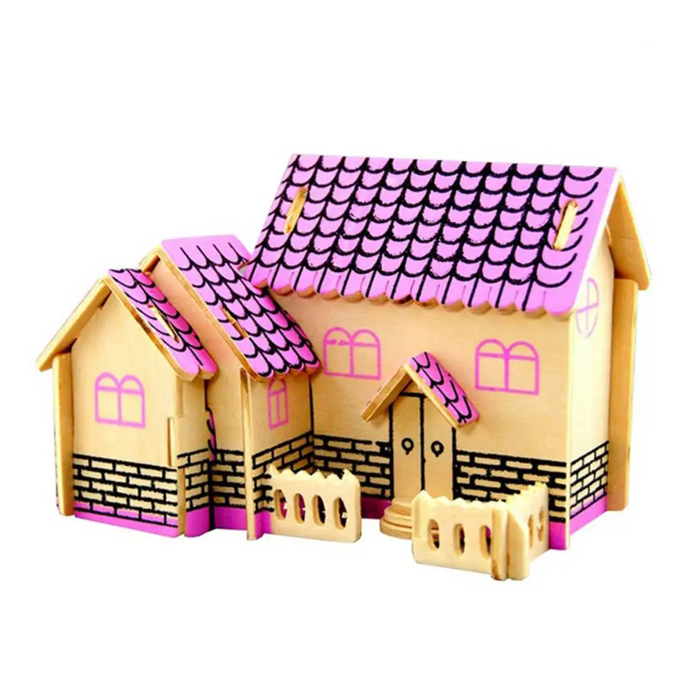 GloryStar Music Box Wooden Manual Toys DIY Assemble Creative Gifts Girl Learning 5