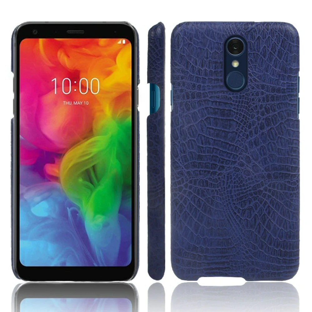 Чехол для LG G7 G7 thinQ G710/Q7/K8 /G4 styus G4 note/LS770/Qstylus stylo4 с крокодиловым узором