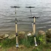 Fishing Equipment Telescopic Fishing Rods Holder Stands Folding Aluminum Alloy for Hand Carp Fishing Rods1.5m/1.7m/2.1m ► Photo 2/6