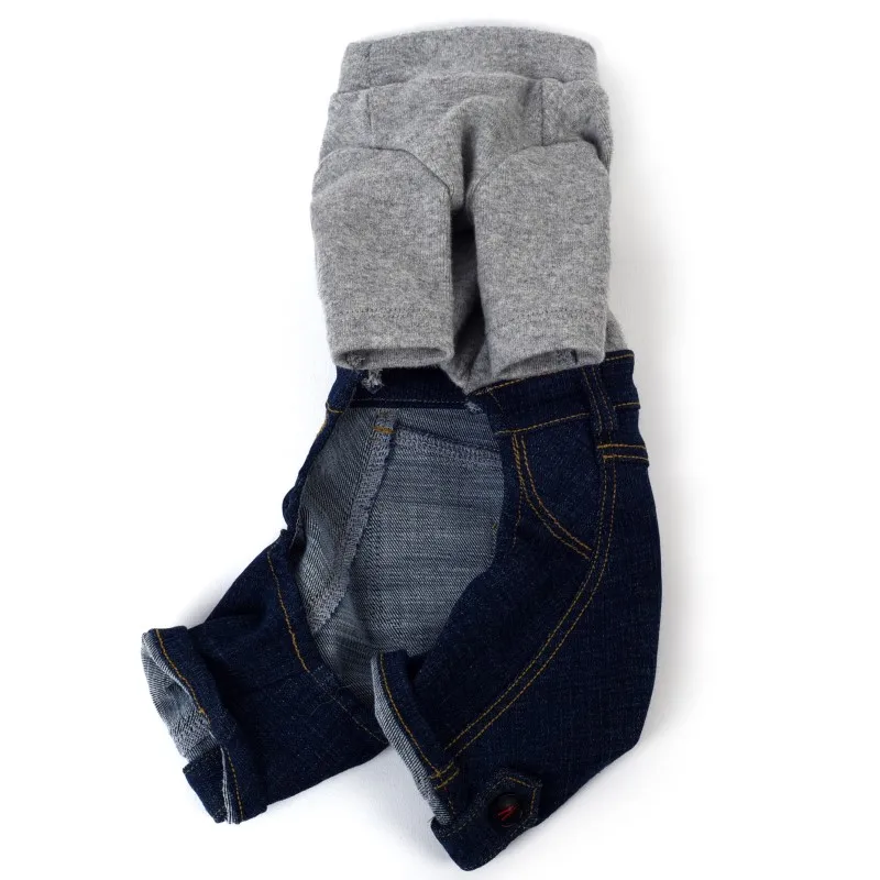 dog jumpsuits jean clothes (1)
