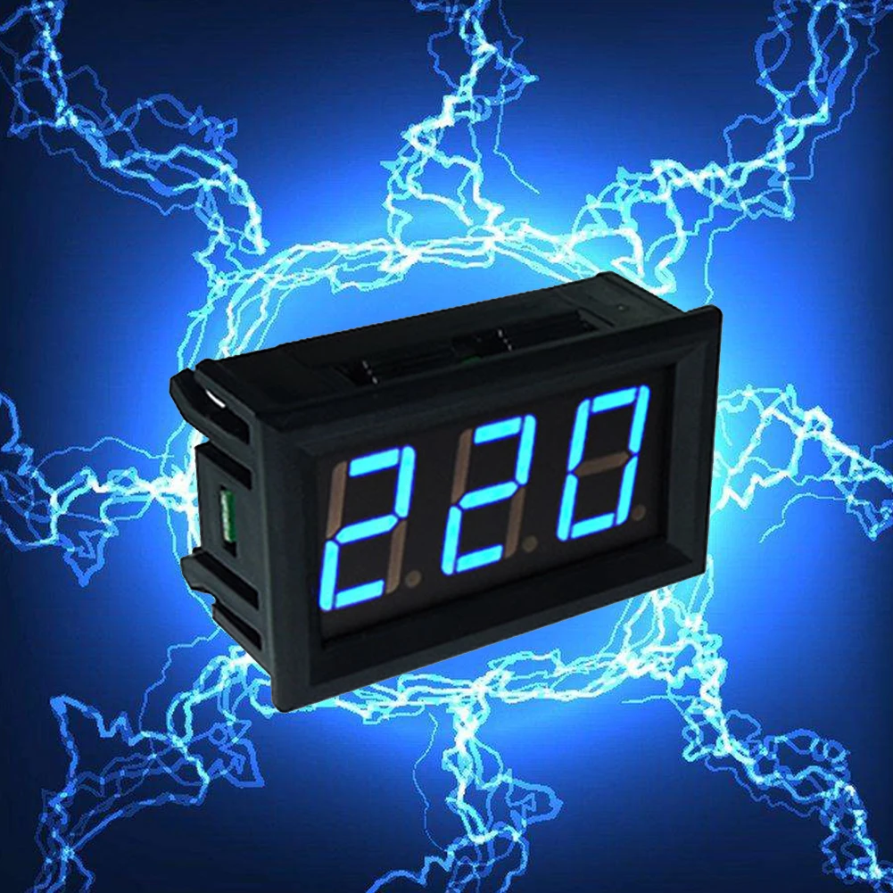 

0.56in Mini Led Measuring Reverse Connection Protection Universal Safe DC 4.5-30V Auto Detect Digital Voltmeter