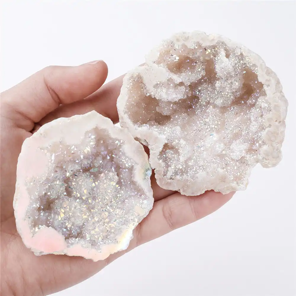 natural crystal cluster druse quartz amethyst cluste