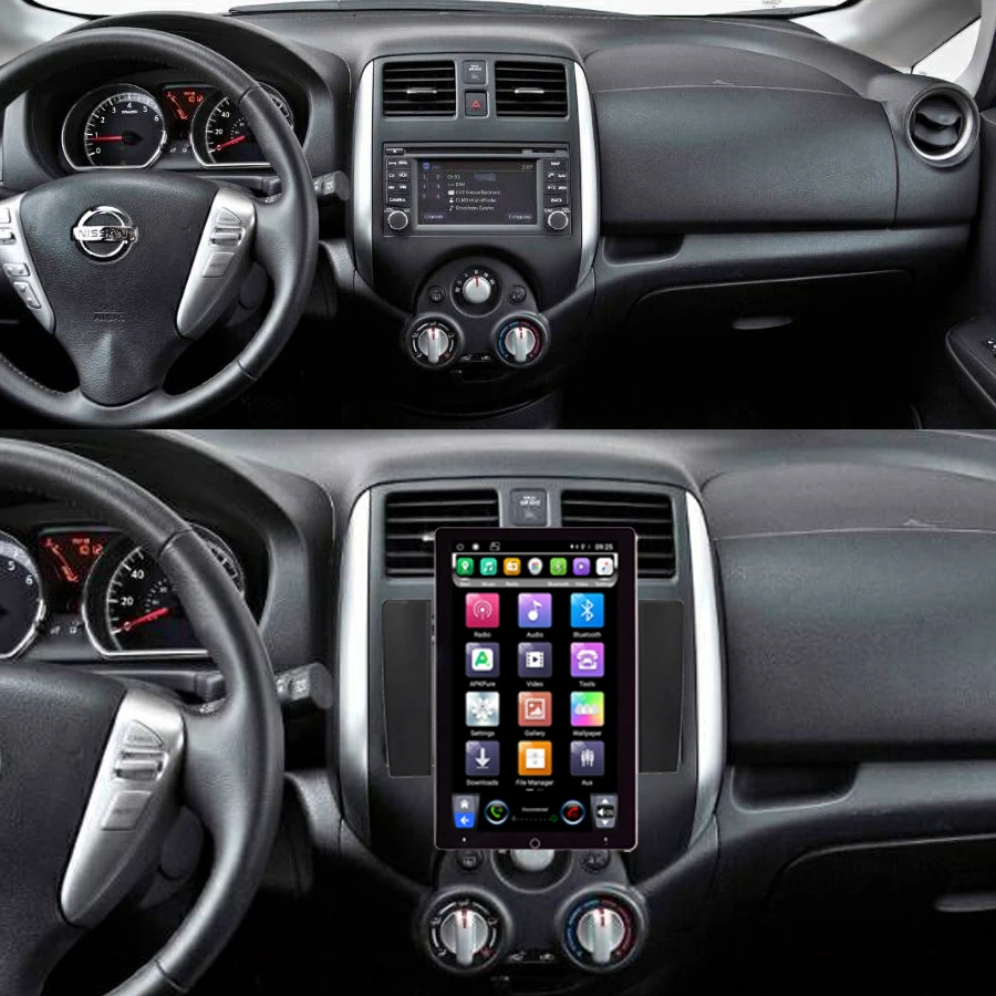 Магнитола для Nissan Versa 9 0 мультимедиа система на Android 2017 с большим экраном GPS