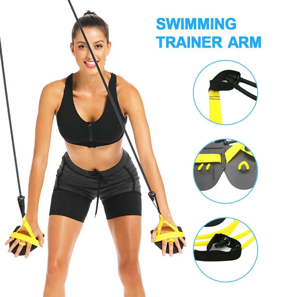 

Swimming Trainer Arm Training Bodyweight Fitness Resistance Trainer Kit with Pro Straps for Door Pull Up Bar Anchor Point Lean L