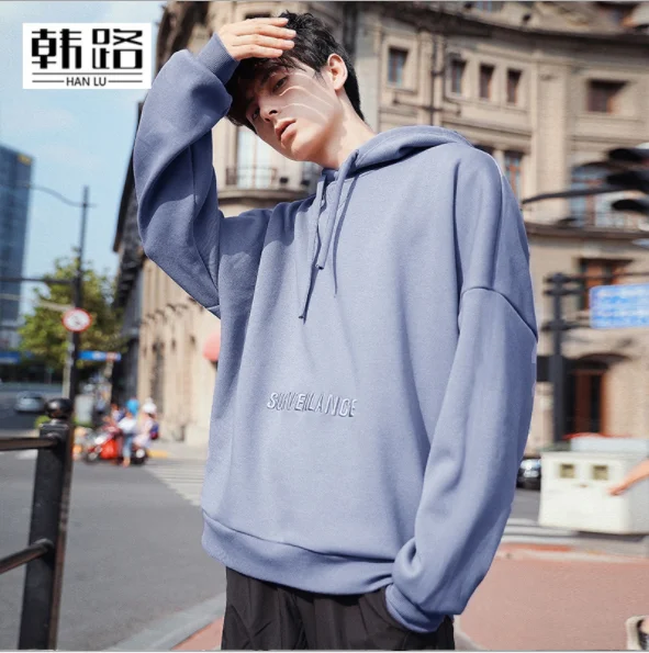 

Men's Sweater Hooded Sweatshirt Korean Couple Hoodie Cotton Men's 1047