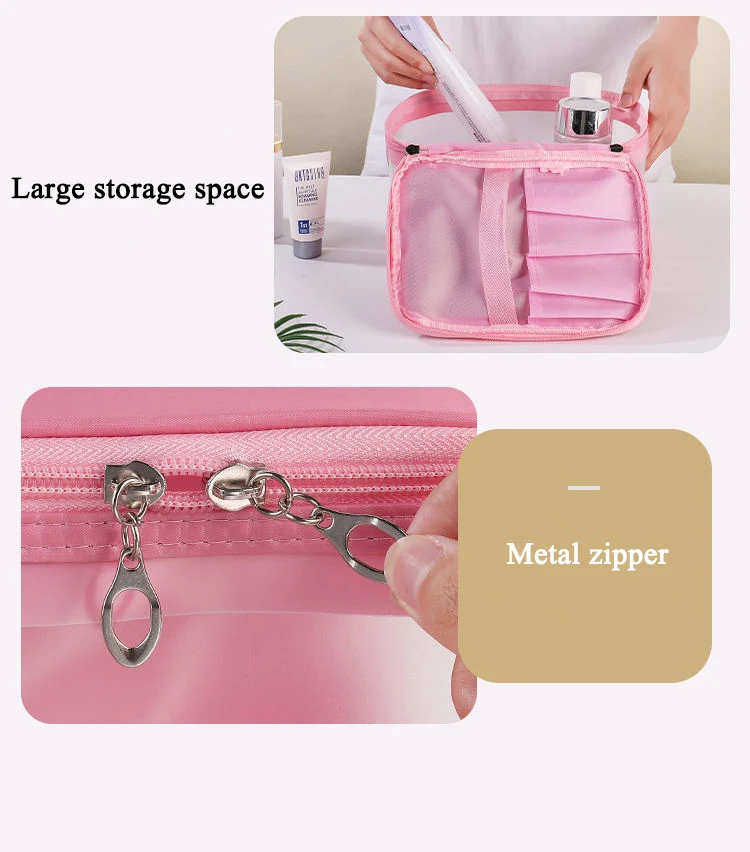 Women's Cosmetic Bag Female 2021 New Portable Travel Waterproof Large Capacity Storage Box Fashion Makeup Toiletry Bag Organizer Women's Cosmetic Bag Female 2021 New Portable Travel Waterproof Large Capacity Storage Box Fashion Makeup Toiletry Bag Organizer