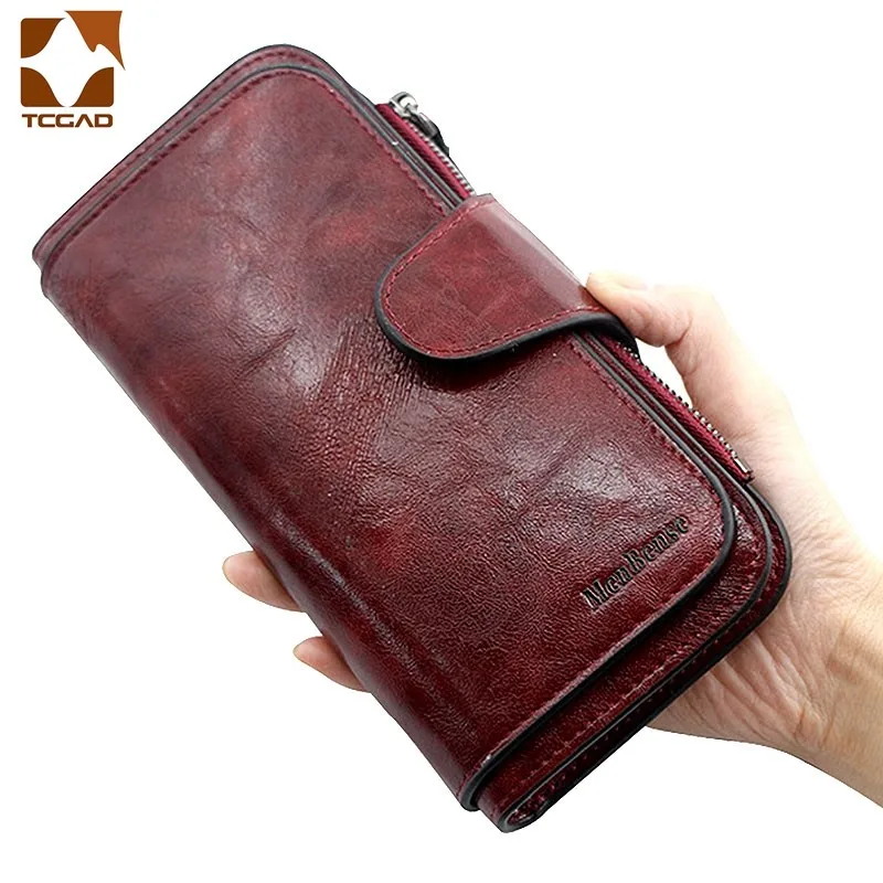 New Wallets Coin-Purse Mobile-Phone VINTAGE Women Three-Fold of Made Carteira-Feminina 9YaLQgyxn1p