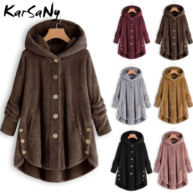 discounted  Winter Hooded Fleece Jacket Women Plus Size Fur Leopard Jackets Warm Coat Outerwear Autumn Hooded J