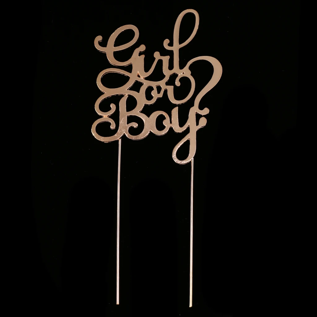 Stunning Rhinestone Girl Or Boy Cake Topper Baby Shower Decoration