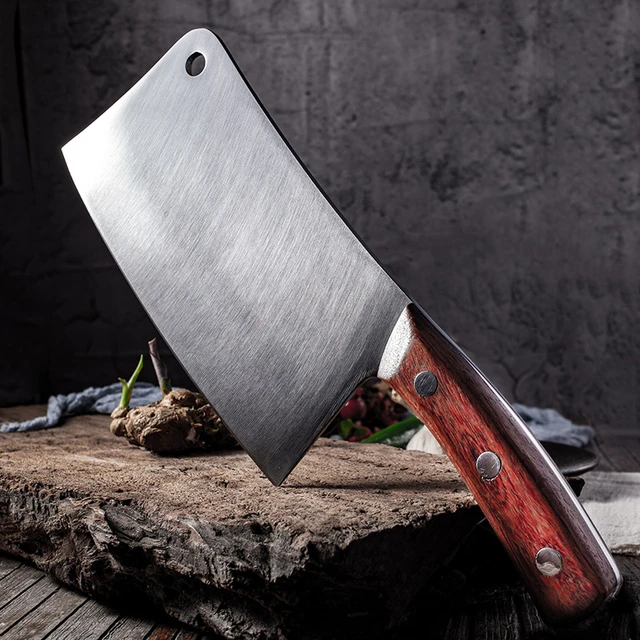 Meat Cleaver, Heavy Butcher Knife Big Bone Chopping Knives Stainless Steel  Kitchen Knife 4Cr14mov Bone Cutting Knives Pig Bone Sheep Bone Chopper