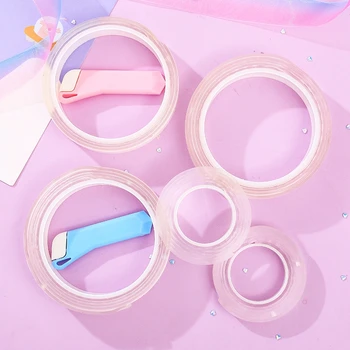 

Reusable Double-Sided Adhesive Nano Traceless Tape Removable Sticker Washable Adhesive Loop Disks Tie Glue Gadget utility knife