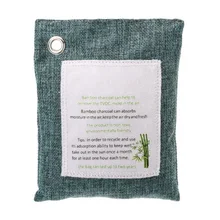 5Pcs Bamboo NATURAL 200g Air Purifying Bag Deodorizer Odor Eliminator For Home