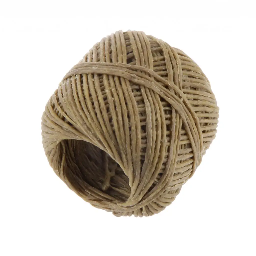 Wholesale Organic  Wick Beeswax Coating Candle Wick DIY 200ft 0.1cm - 2 Types Available