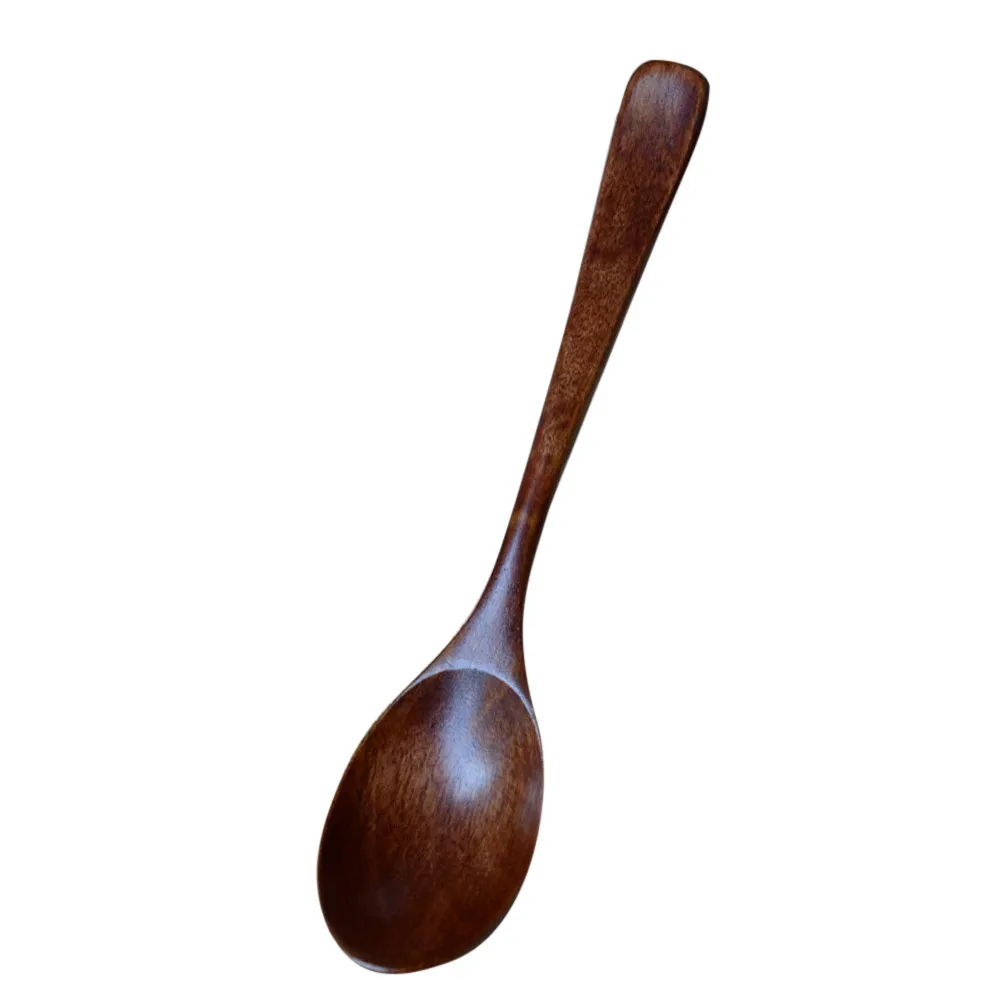 Лот деревянная ложка бамбуковая кухонная посуда инструмент суп чайная ложка Питание кухонная посуда гаджет E3