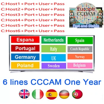 

TV receiver Europe Cccam 6 cline HD new server for 1 year germany work for DVBS2 Satellite receiver Cccam cline for spain