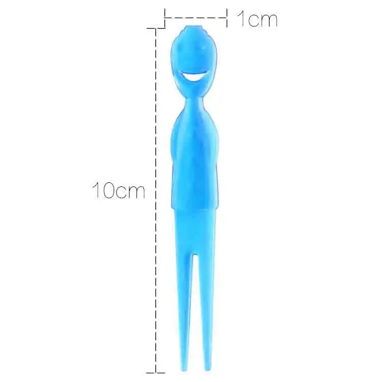 C610 High Quality New Products Body-shape Fruit Fork Hangable Cake Fork Sign 2 Yuan Shop Stall Daily Use The Department Store