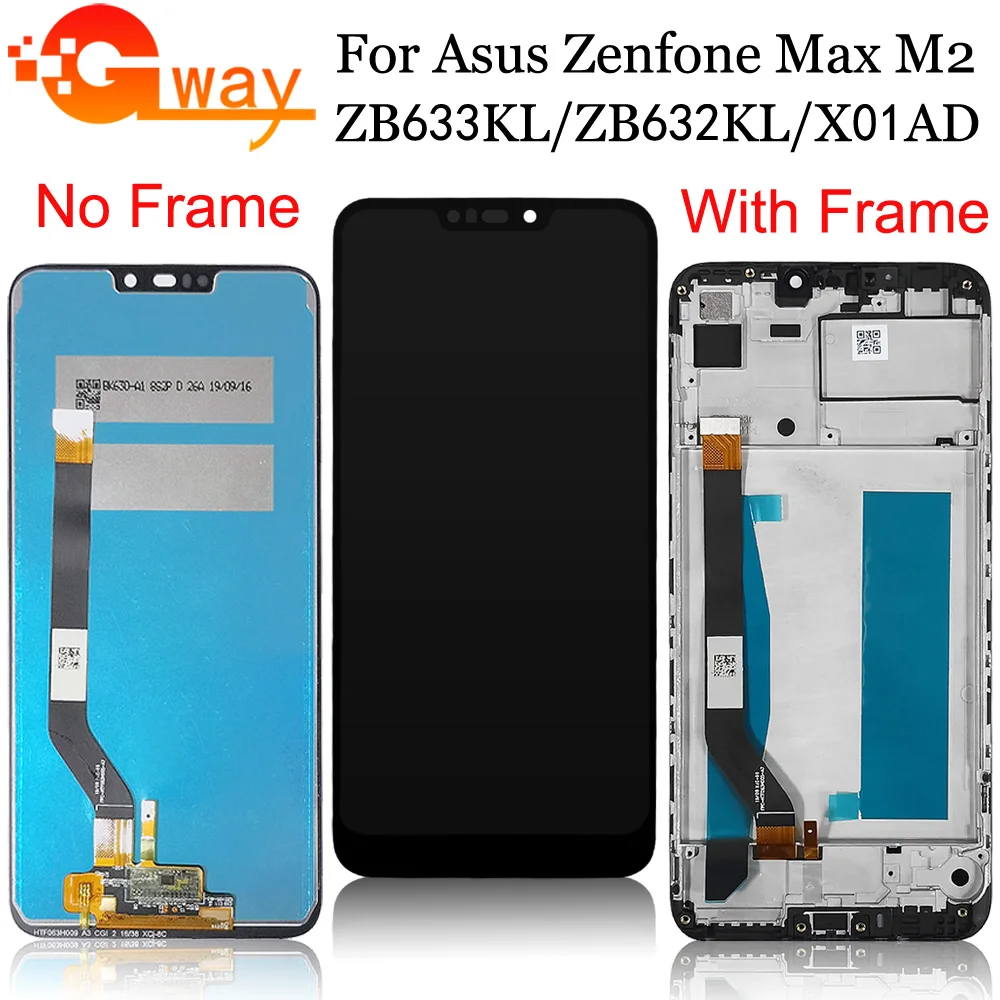 

6.26" For Asus Zenfone Max M2 LCD ZB633KL/ZB632KL/X01AD LCD Display Screen+Touch Panel Digitizer+Frame Assembly+Tools
