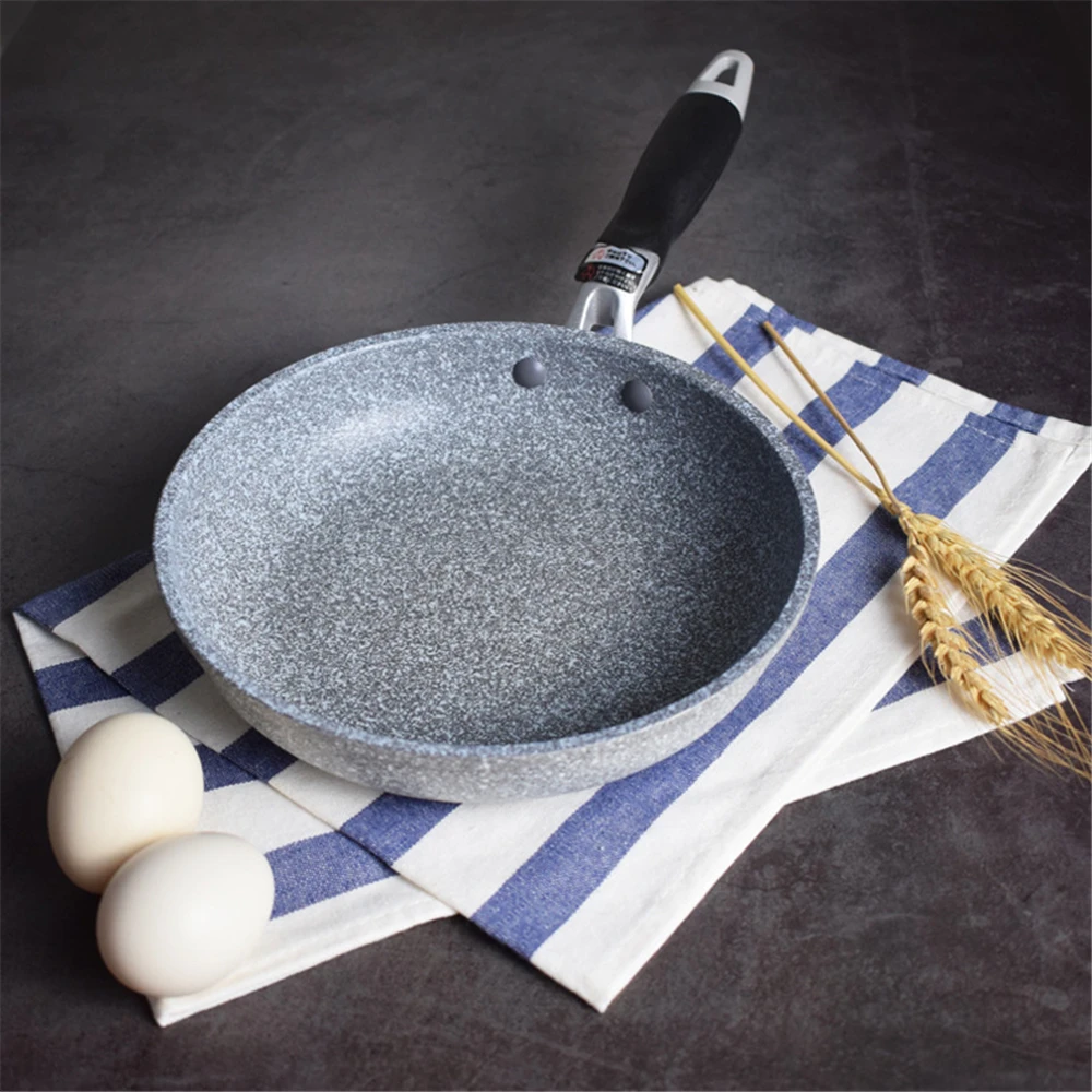 Frying Pan 28cm Wok Pan Non-stick Pan Skillet Cauldron Induction Cooker Frying Pans Pancake Pan Egg Pan Gas Stove Home Garden