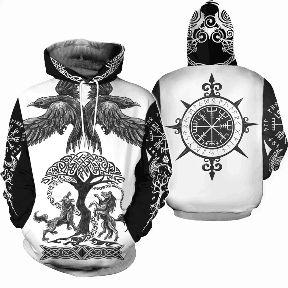 Ух Девушка Дракон Viking татуировки Новая мода костюм повседневное 3dprint застежки