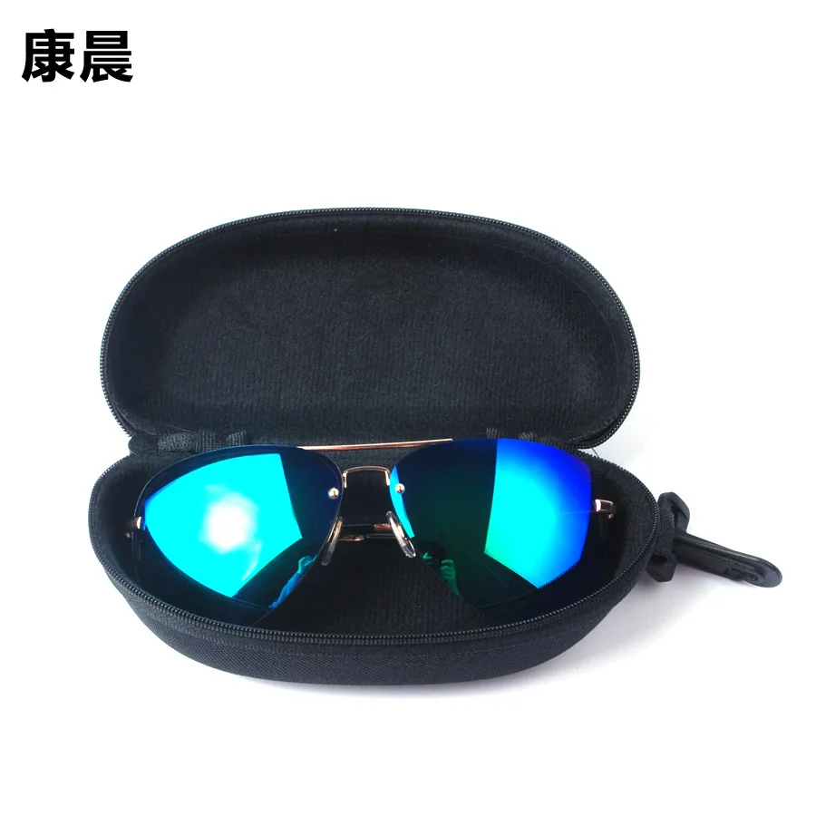 

Manufacturers Wholesale New Style Sun Glasses Portable with Zipper Box Anti-Pressure Peanut Glasses Box Sunglasses Case Eva Glas