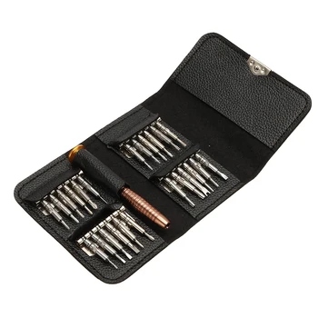 

Multifunction 25 in 1 Precision Torx Screwdriver Wallet Repair Tool Kit For Mobile Phone Cellphone Watchmaker Repair Tools