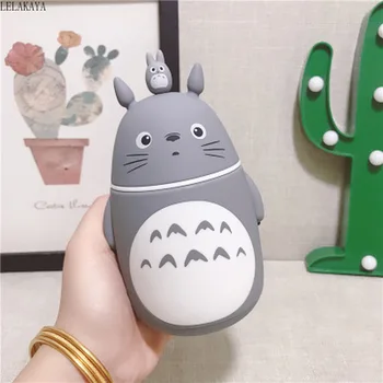 

300ml Fashion Creative Lovely Totoro Double Heat-resisting Glass Drinking Water Bottle Children Cartoon Portable water Cup Mug