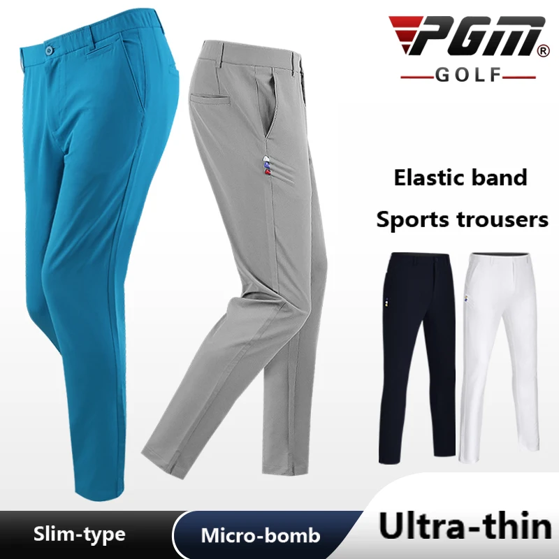 Big Promo eaK73 Men's Clothing Golf Long Pants Male Summer Breathable Quick drying Trousers Waist Elastic Cante Ball Tee Slim Soft Comfortable