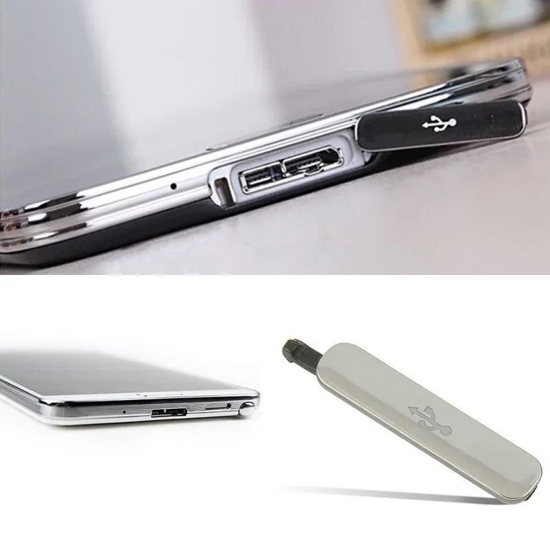 USB зарядное устройство док-станция зарядный порт крышка для samsung Galaxy S5 i9600 зарядный порт Пылезащитная заглушка Замена