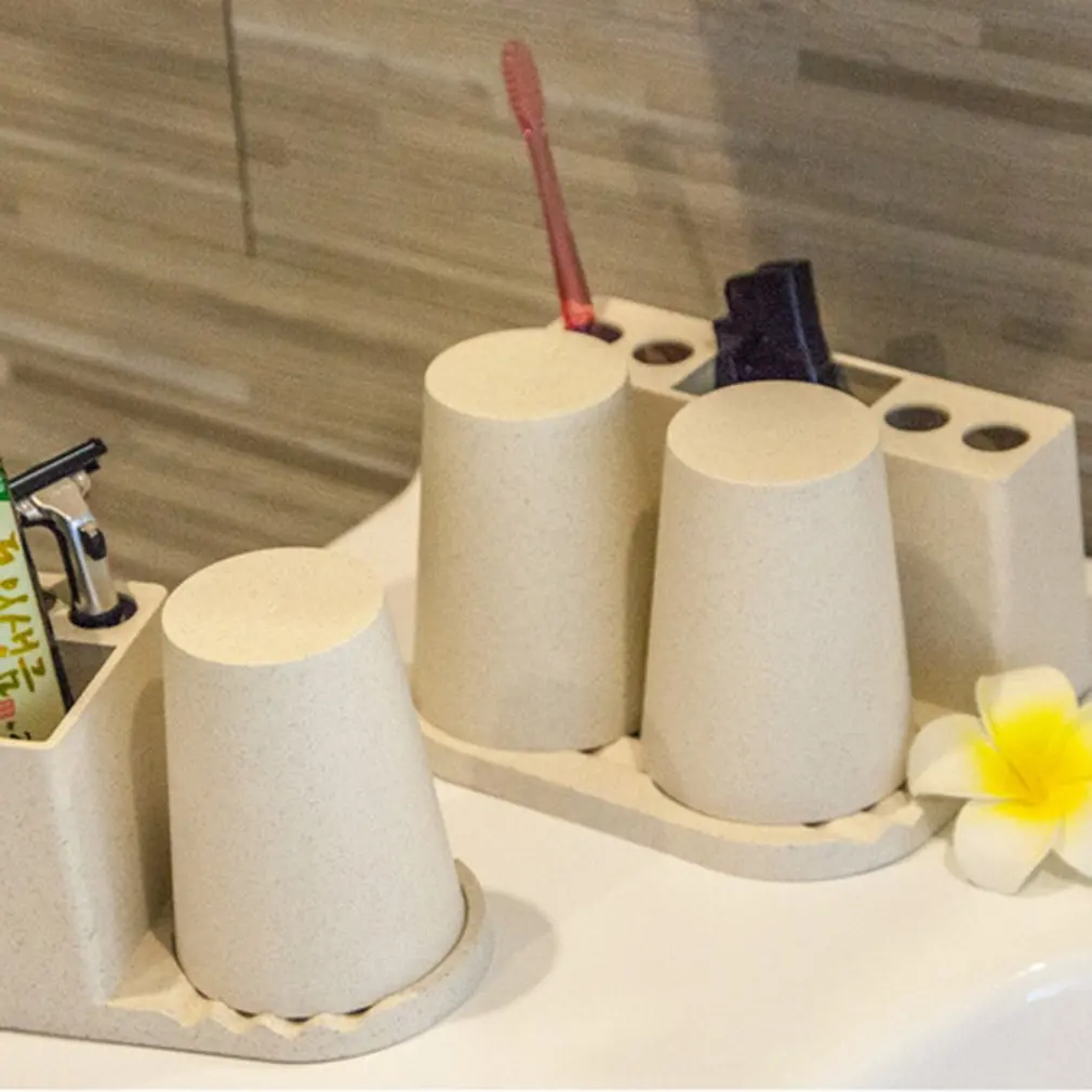 Creative Cartoon Toothbrush Storage Case Portable Bathroom Toothpaste Holder Organizer Cup For Traveling