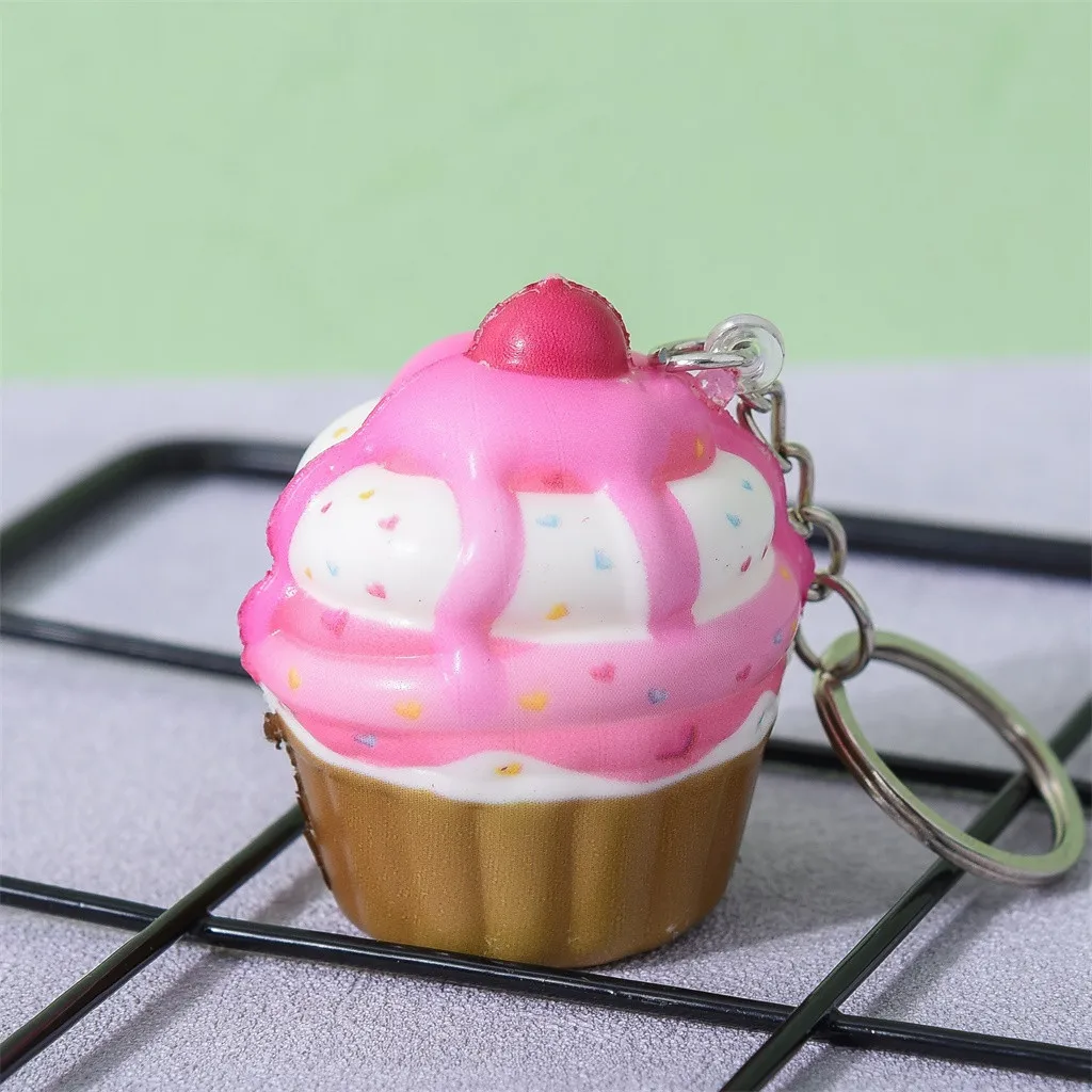 Игрушки для снятия стресса, игрушки для снятия стресса, Kawaii, восхитительный торт с мороженым, ароматический крем, медленный брелок, игрушки для снятия стресса, дропшиппинг