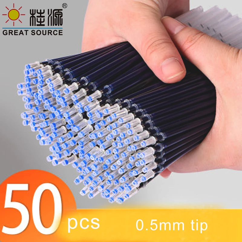 일반 펜 리필 0.38mm/0.5mm 쓰기 젤 잉크 튜브 13cm 리필 튜브 일반 쓰기 젤 펜 가방 당 50PCS (20 Bags)