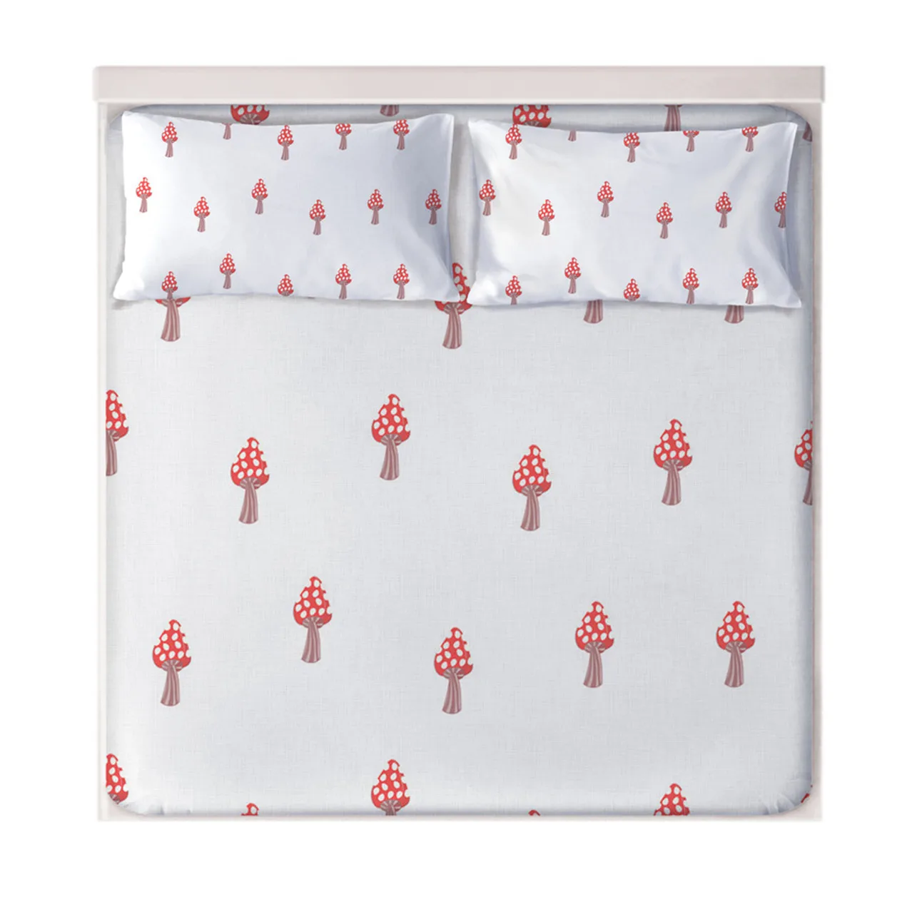 Fruit Fitted Sheet, Lemon Style Soft Decorative Fabric Bedding All-Round Elastic Pocket, Wrinkle& Fade Resistant Bedding