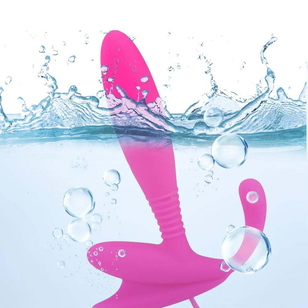 Prostate Massager Anal Vibrator Silicone 7 Vibration Modes_voghion.com