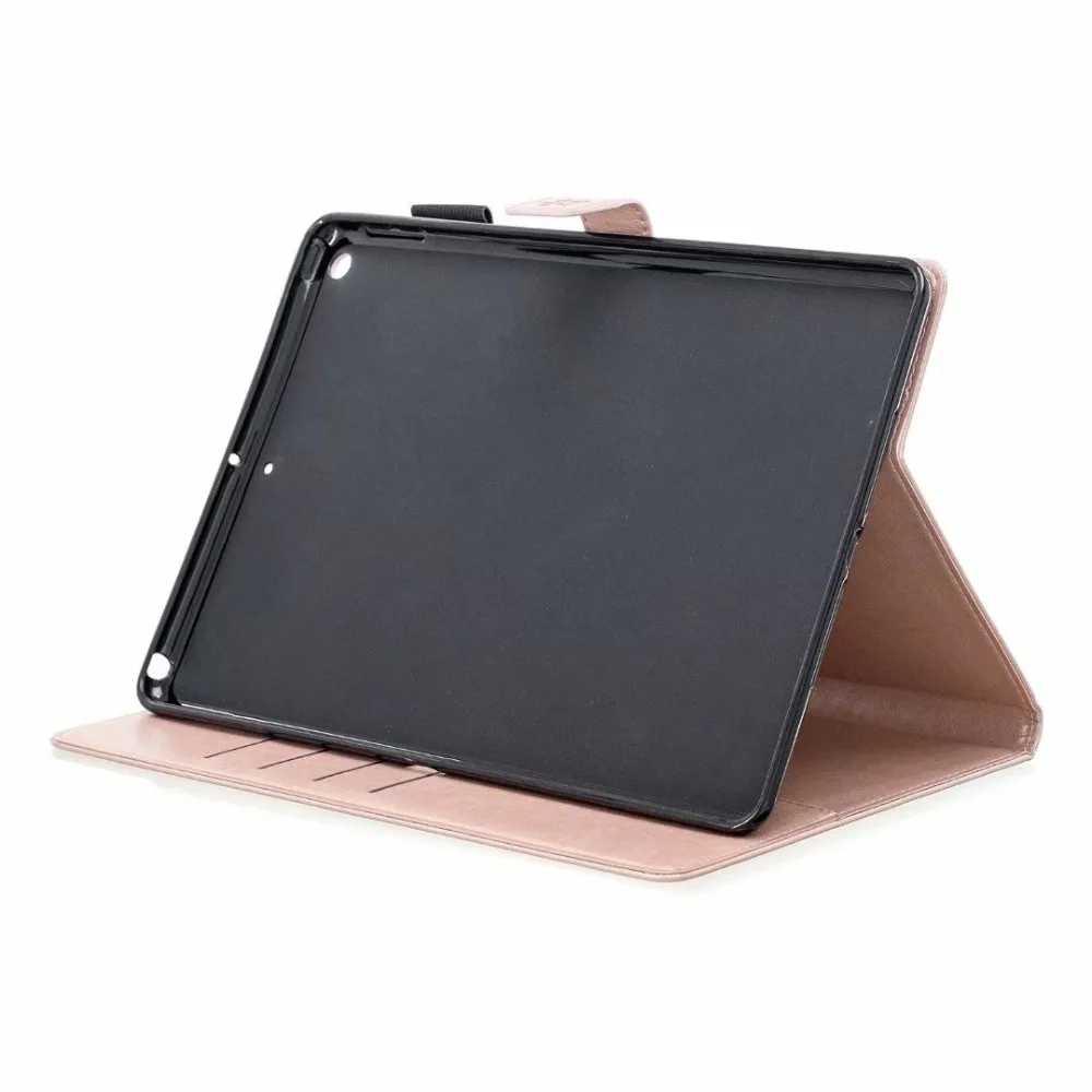 Магнитный чехол для Ipad 7,, 10,2 дюймов, чехол из искусственной кожи, ударопрочный, мультяшный, с подставкой, умный чехол для нового iPad 10,2, чехол+ ручка