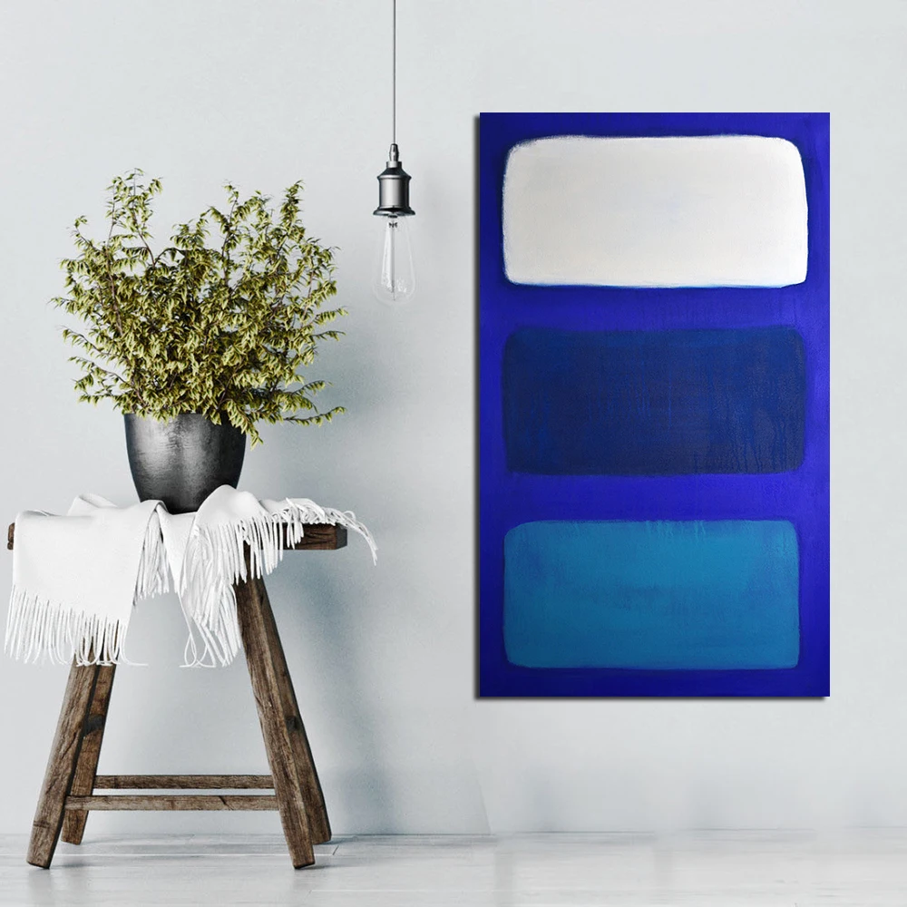 Настенные картины JQHYART для гостиной картина Mark Rothko холст художественные плакаты