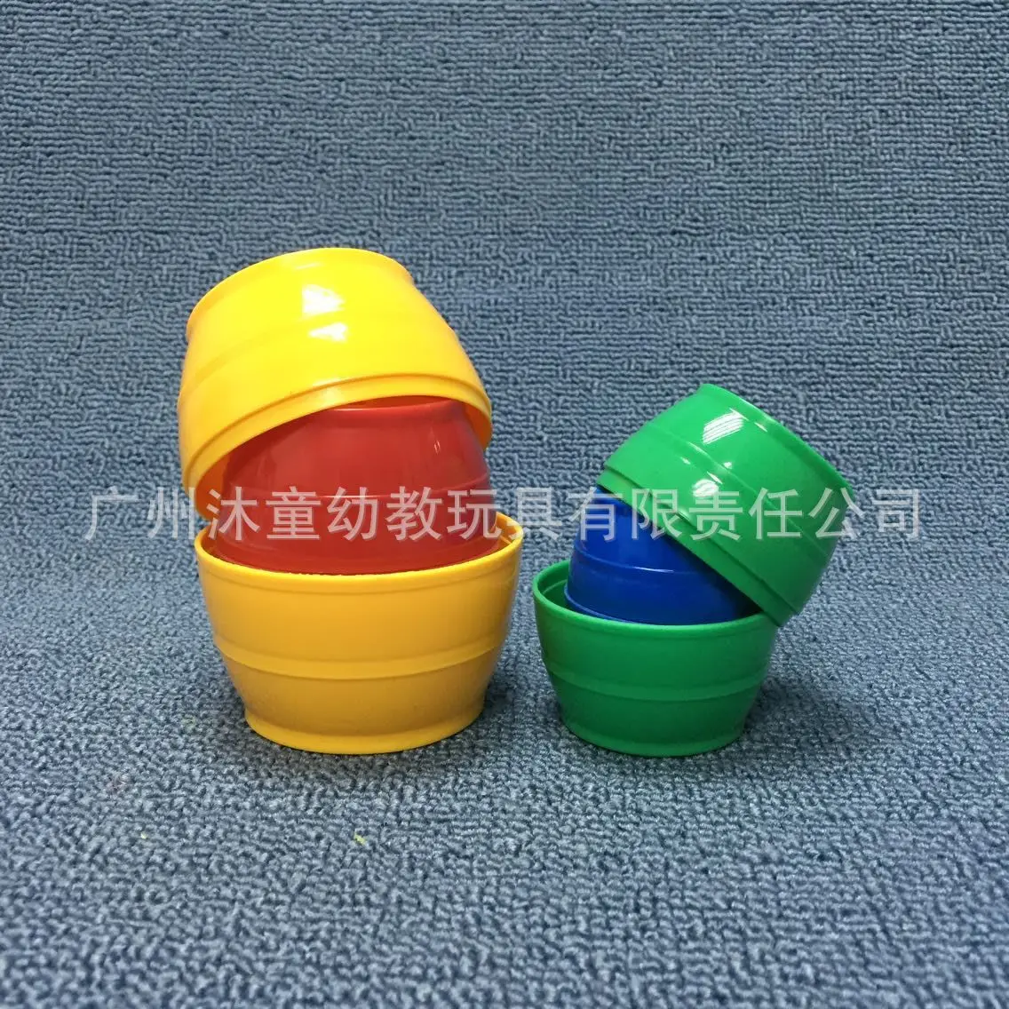 Фиксирующая чашка с рукавами, квадратный круглый бочонок, сложенные чашечки, цветной комплект для детей младшего возраста, образование для детей младшего возраста