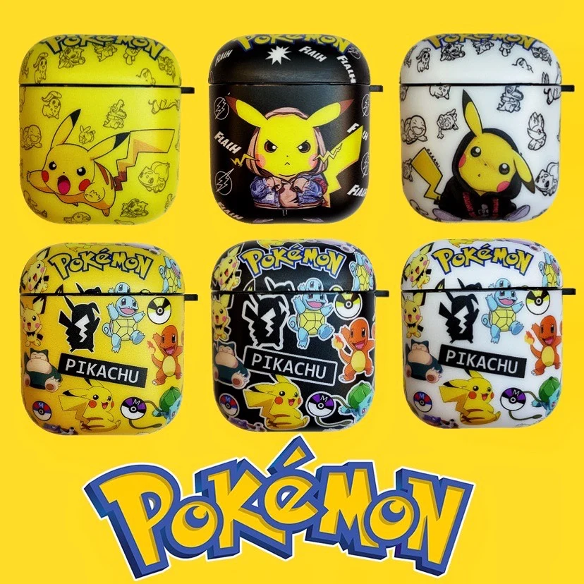Чехол для наушников Airpods 1/2 Pro чехол Pokemon Poke Ball Anime мягкий Apple Air Pods защитный |