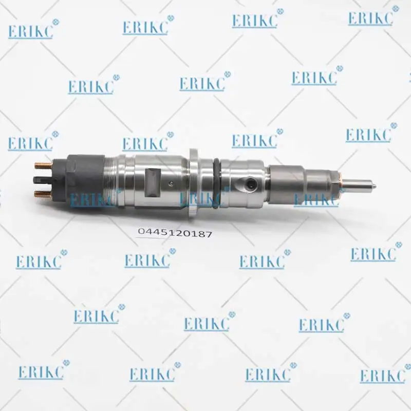 ERIKC CR Топливная форсунка 0445120187 Форсунка системы питания с общей торливной магистралью 0445 120 187 Авто Запчасти 0 445 120 187 для CUMMINS 4983514 5256034 5289380
