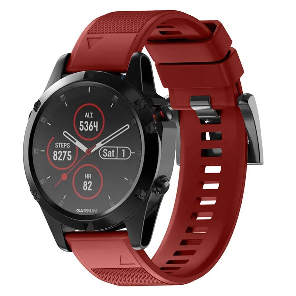 20 мм ремешок для часов Garmin Fenix 5S/5S Plus/Fenix 6S Pro Watch Quick Release силиконовый ремешок Easyfit