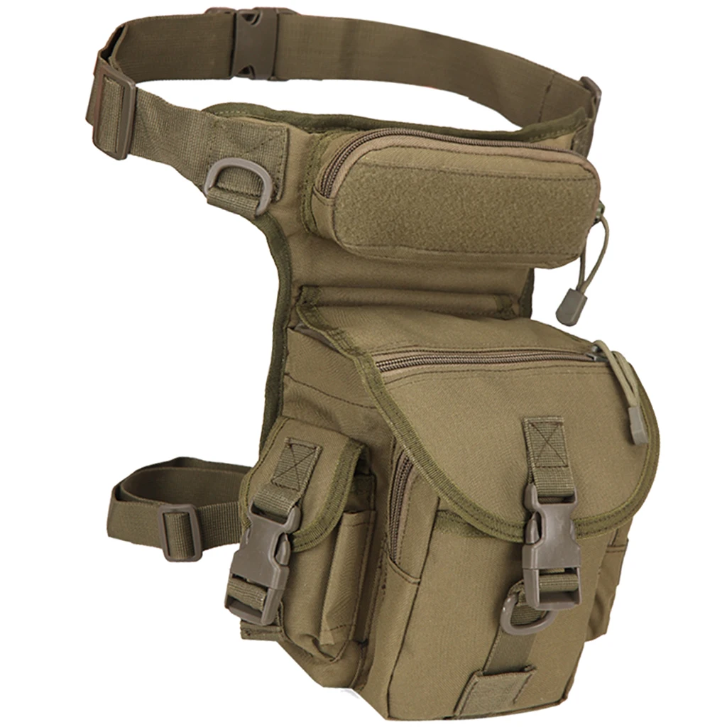 Army Green 800D оксфордская ткань многофункциональная сумка для ног поясная сумка для ног сумка для езды на велосипеде - Цвет: Army Green