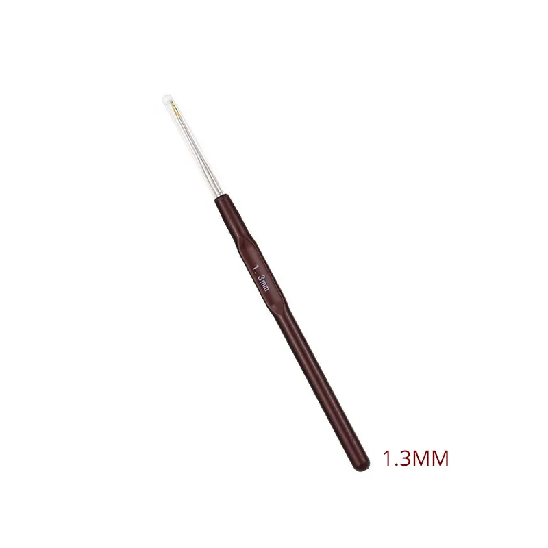 1.3mm Looen 1 шт. 0,5 мм-2,2 мм крючком Крючки из алюминиевого сплава ручной работы вязание спицами инструменты для изготовления подарка «сделай сам» Швейные аксессуары 18 Размер - Цвет: 1.3mm