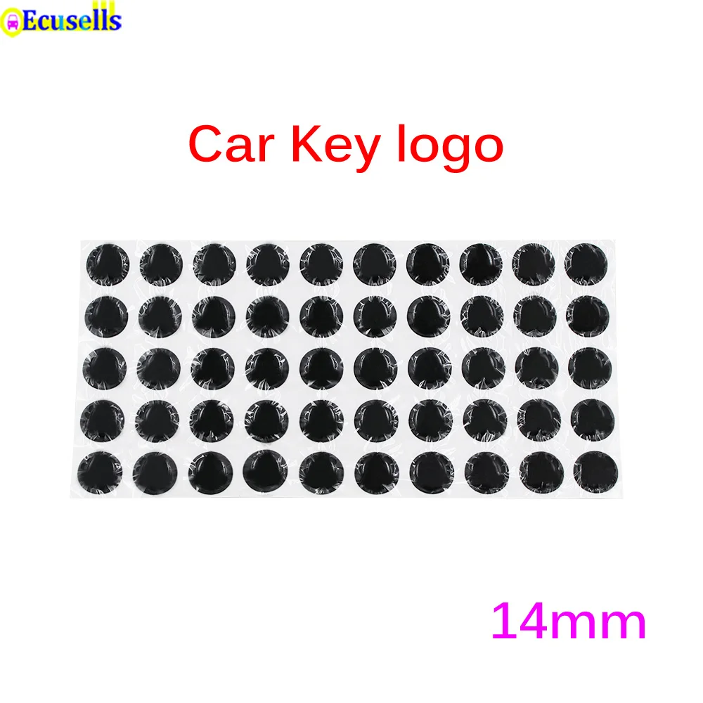 14mm Resin Epoxy Crystal Logo Sticker for KD/VVDI Flip Remote Car Key Shell Sticker(Silica Gel) KIA Hyundai Toyota Renault | Автомобили и