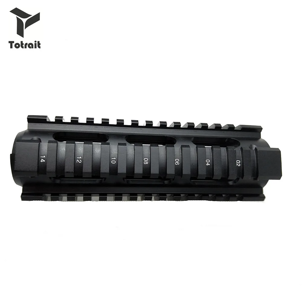 TOtrait тактический охотничий 6,75 дюймов поплавок рукавицы Quad Rail для страйкбола AR15 прицел крепление пистолет аксессуар