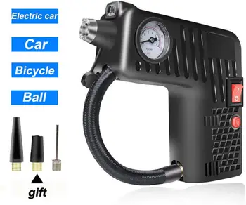 

Car Air Inflator Compressor Pump Tire 12V Portable LED Safety Hammer Compressor For Motorcycle Electric Auto Bike