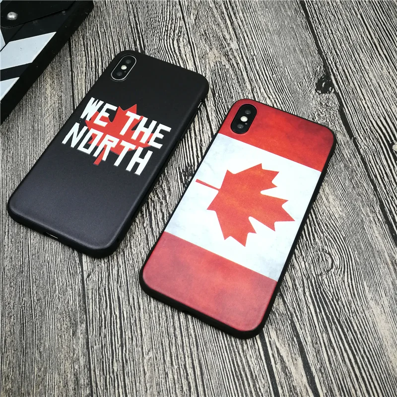 

Retro Style Canada Maple leaf case soft for iphone 11 PRO X XS MAX XR 8 7 6 6S plus matte silicone phone cover coque fundas