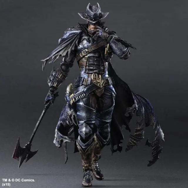 Play Arts Kai летучая мышь человек летучая мышь фигурка брюс уэйн Timeless Wildwest Editiion 27 см игра искусство пвх фигурка кукла игрушки детский подарок