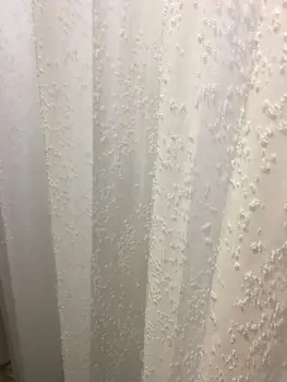 

Korean Curtains for Living Room Bedroom Curtain Transparent White Minimalist Snow Curtain Window Screen Ceiling Installation